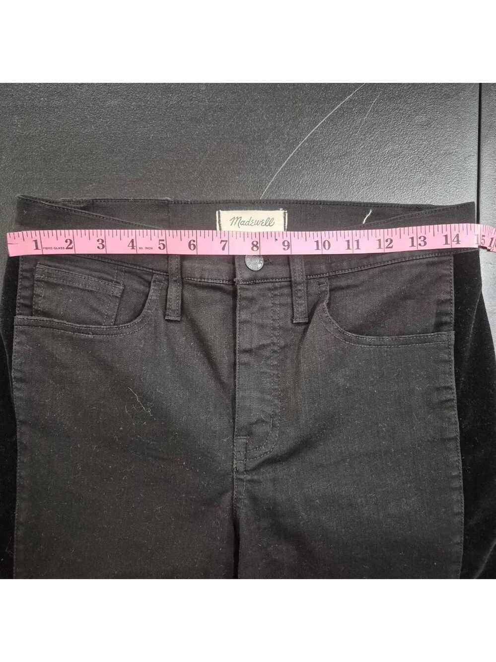 Women's Madewell Black Skinny Jeans Size 29 - Picture 7 of 7